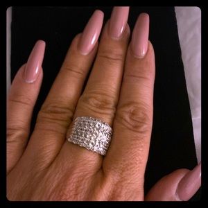 Woman’s baguette diamond ring